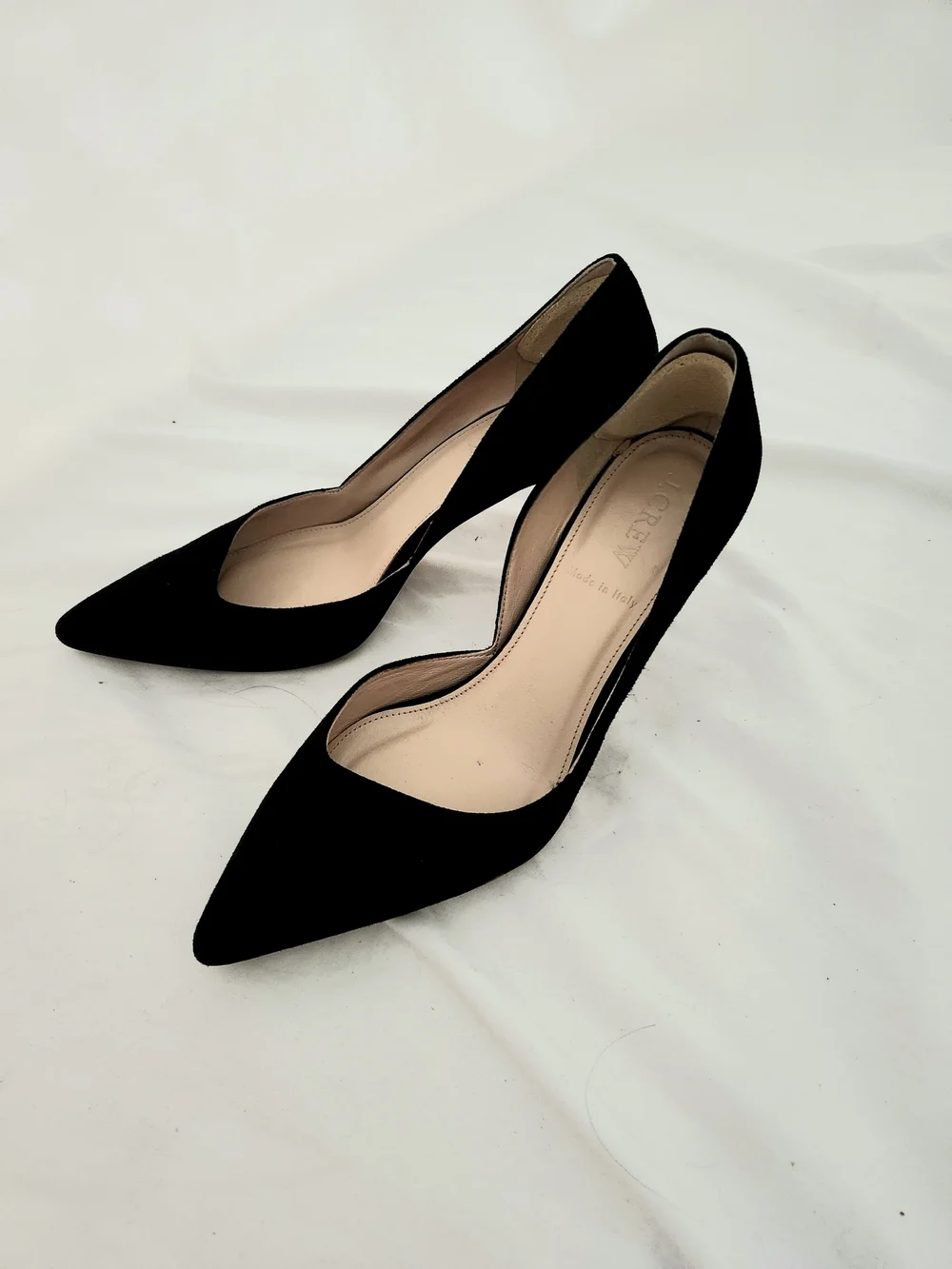 J. Crew Made In Italy Classic Black Pointed-Toe Women's Pumps